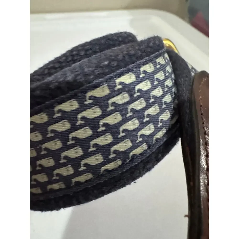 Vineyard Vines Blue Whales Belt Size 36